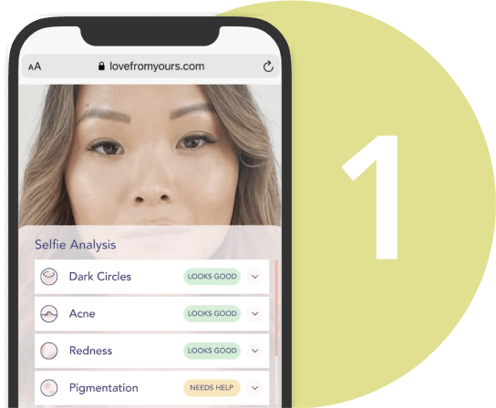 Analyse your skin with a selfie